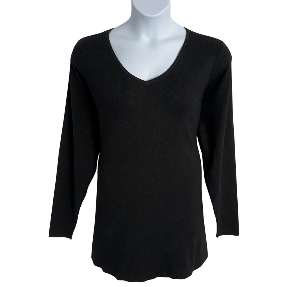 Belle by Kim Gravel Fit and Flare V-Neck Tunic Sweater A297600